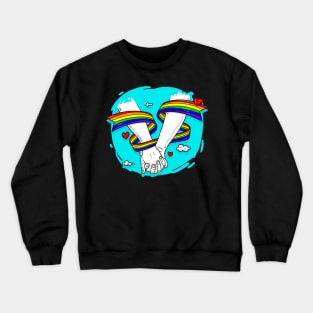 holding hands Crewneck Sweatshirt